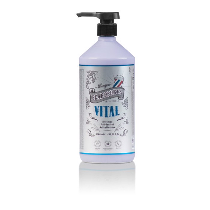 Beardburys - Vital Anti-Dandruff Shampoo 1000ml (Sampouan kata tis pituridas , se epangelmatiki suskevasia)