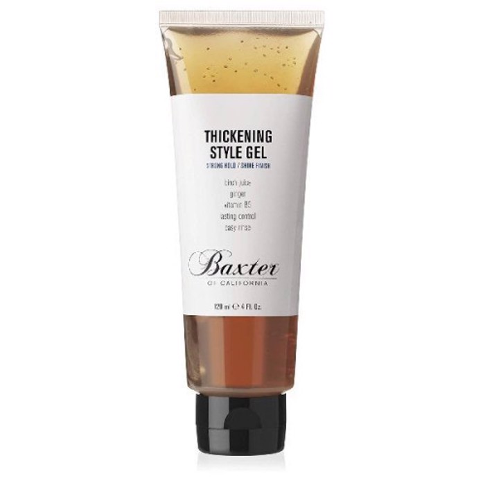 Baxter of California Thickening Style Gel – strong hold/shine finish 120ml