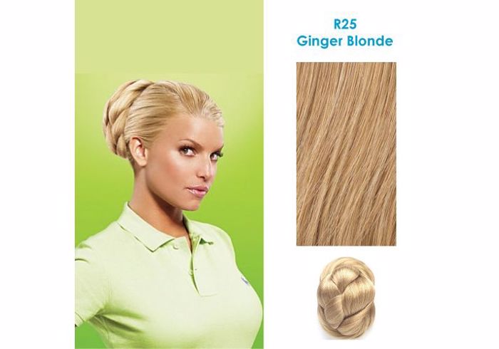 Hairdo Chignon Up Do Clip-in Extensions - R25 Ginger Blonde (kitrino-xantho)