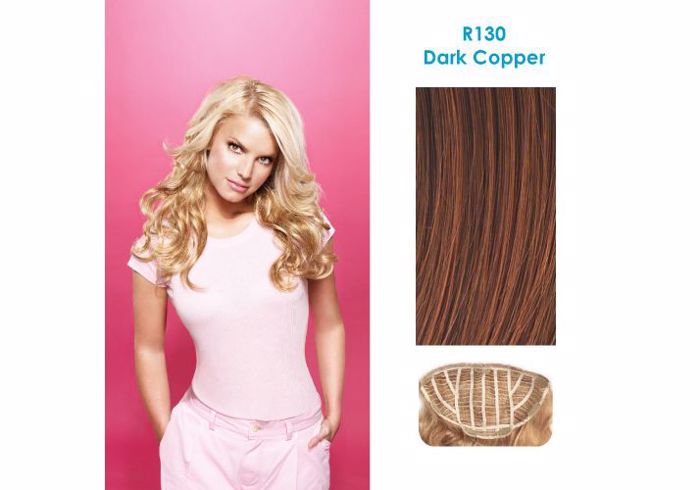 Hairdo 58cm Wavy Clip-in Extensions - R130 Dark Copper (skouro xalkino)